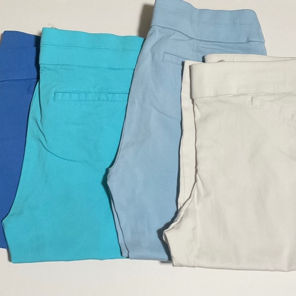 4 PAIR LAURA SCOTT PULL ON BERMUDA’S - Picture 1 of 8